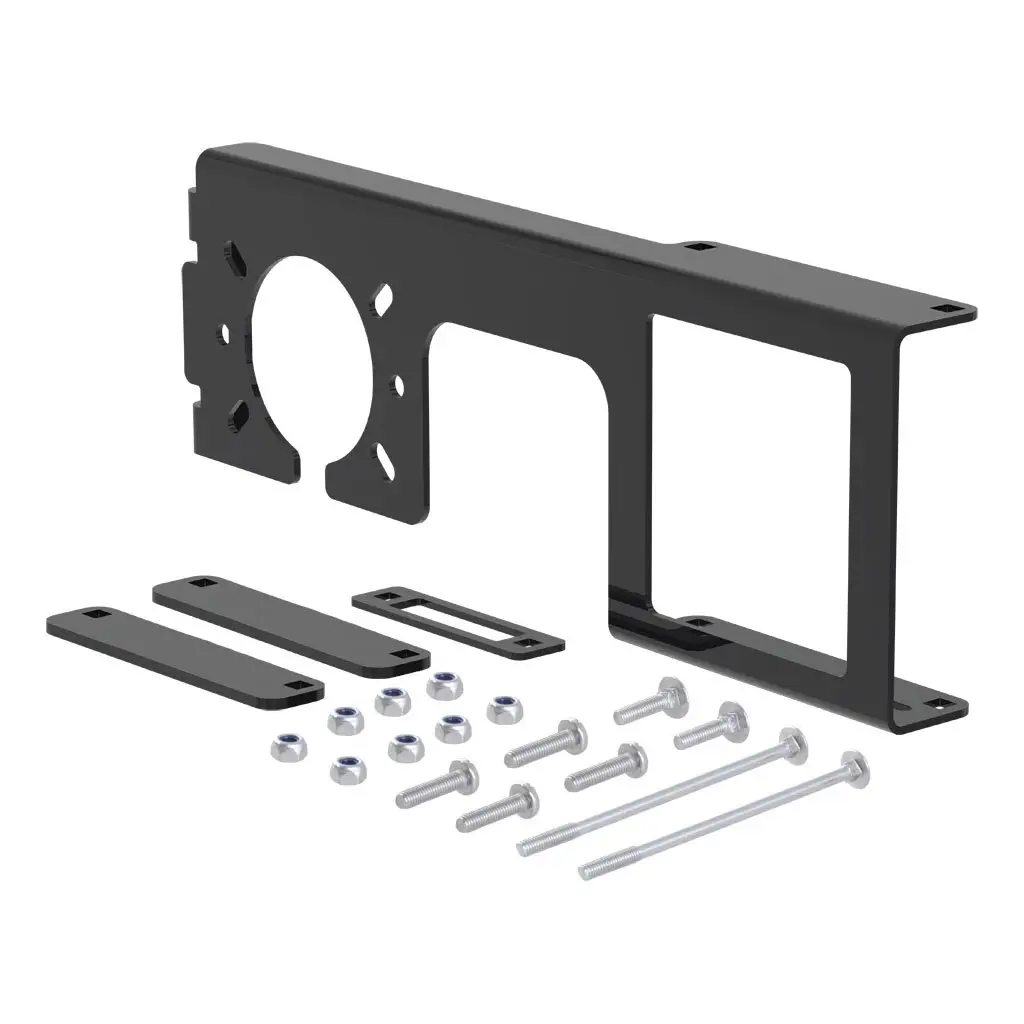Easy-Mount Wiring Bracket for 4 or 5-Flat & 6 or 7-Round (2-1/2\" Receiver)