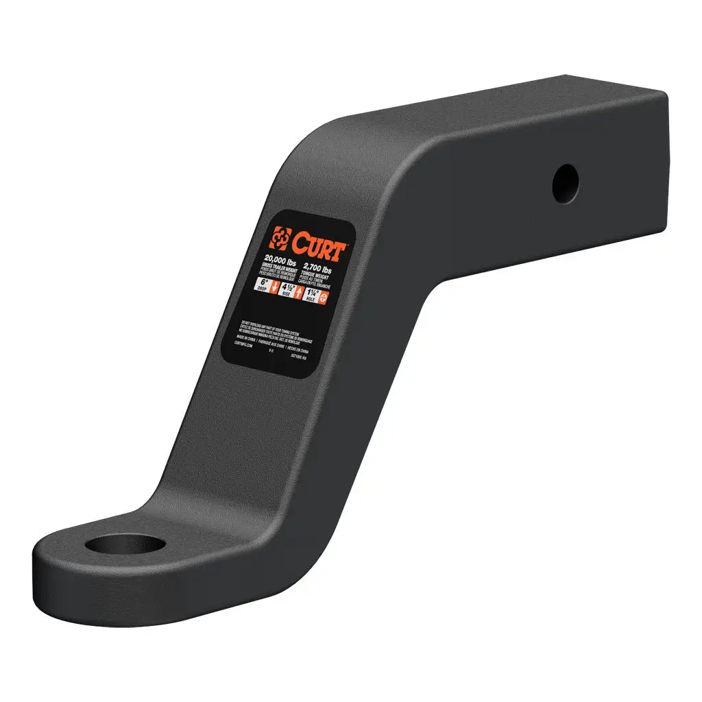 Commercial Duty Forged Ball Mount (2-1/2\ Shank, 20,000 lbs., 6\ Drop)