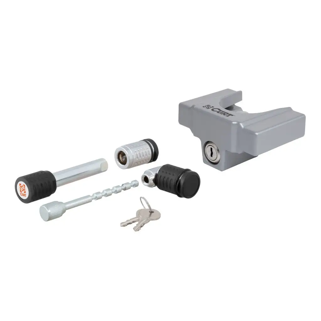 Hitch Lock Set (2\ Receiver, 1/2\ to 2-1/2\ Latch, Most 1-7/8\ & 2\" Lip)