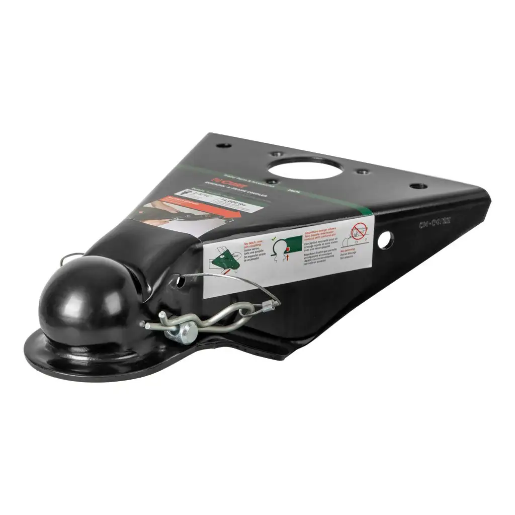 QuickPin No-Latch 2-5/16\" A-Frame Trailer Coupler, 14,000 lbs