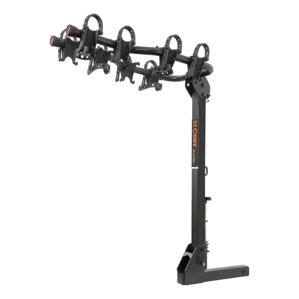 Premium Hitch-Mounted Bike Rack (4 Bikes, 2\" Shank)
