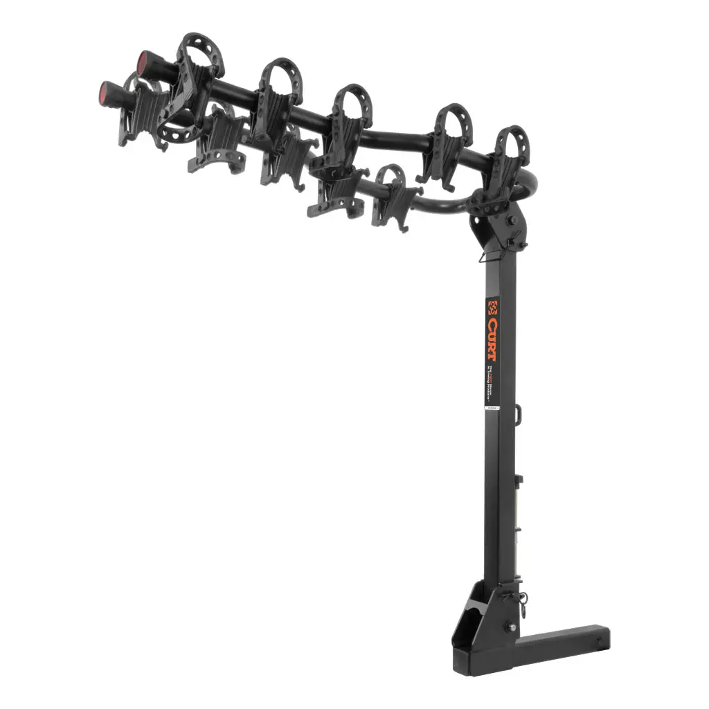 Premium Hitch-Mounted Bike Rack (5 Bikes, 2\" Shank)