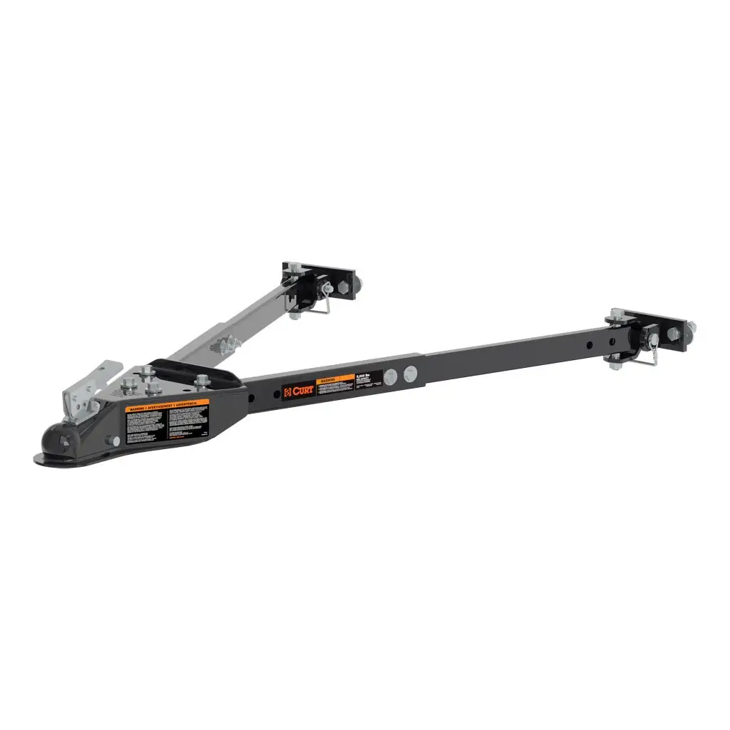 Universal Tow Bar with 2\ Coupler, 5,000 lbs, Adjusts 26\ to 40\"