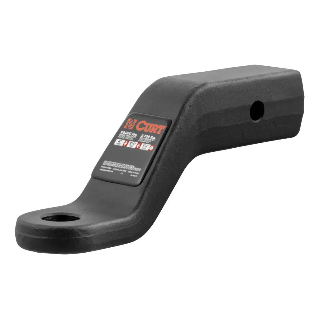 Commercial Duty Forged Ball Mount (2-1/2\ Shank, 20,000 lbs., 4\ Drop)