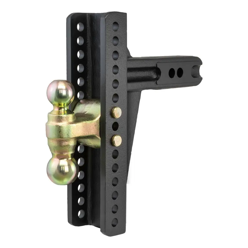 Adjustable Channel Mount, Dual Ball (2-1/2\ Shank, 20,000 lbs., 10-3/8\ Drop)
