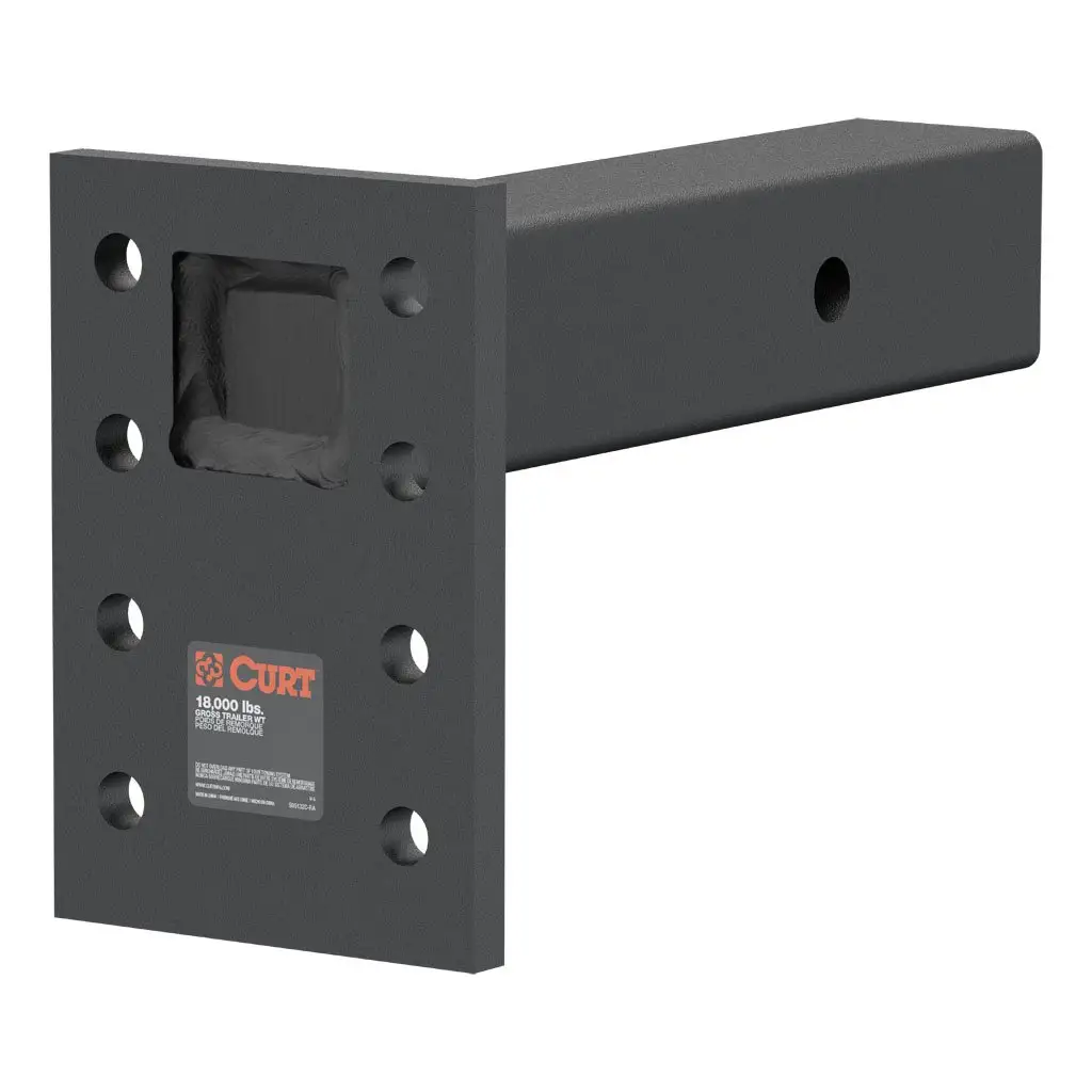 Adjustable Pintle Mount (2-1/2\ Shank, 18,000 lbs., 7\ High, 8\" Long)