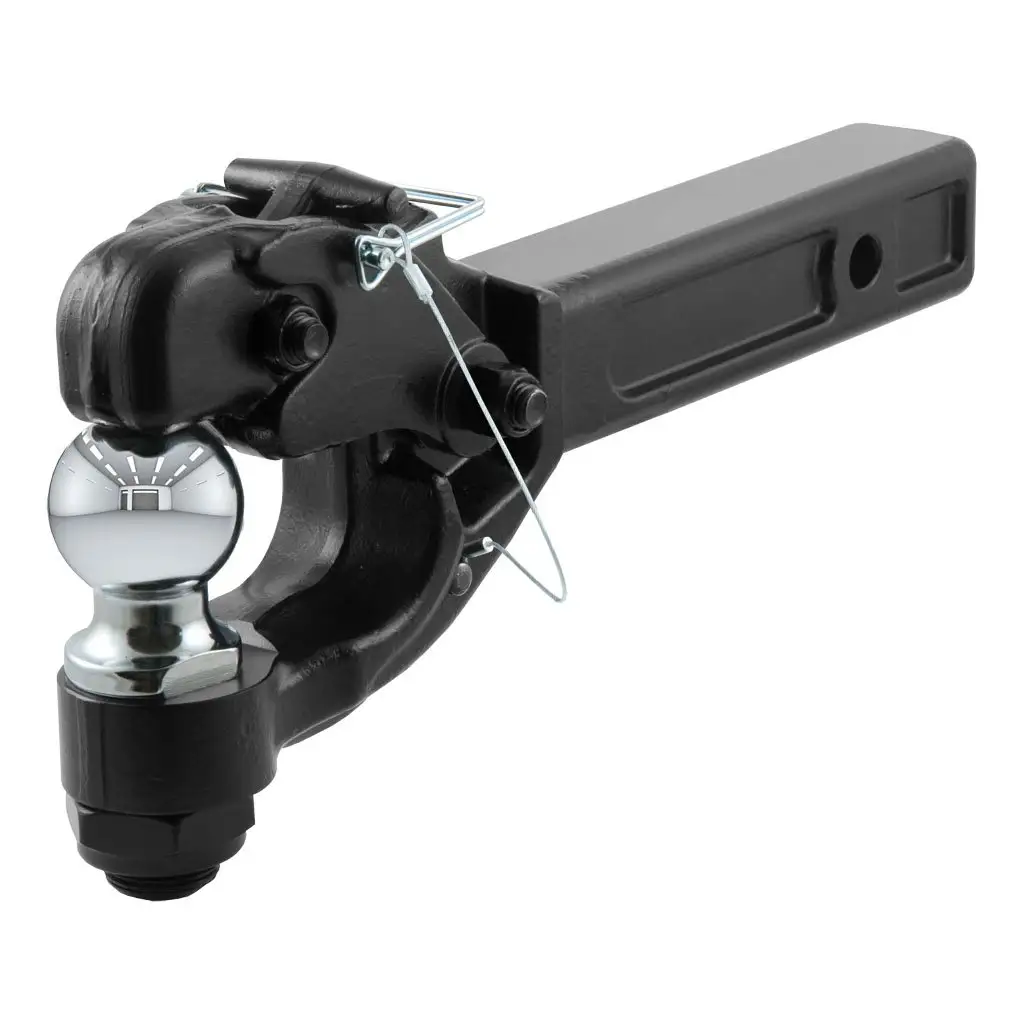 Receiver-Mount Ball & Pintle Hitch (2\ Shank, 2\ Ball, 10,000 lbs.)