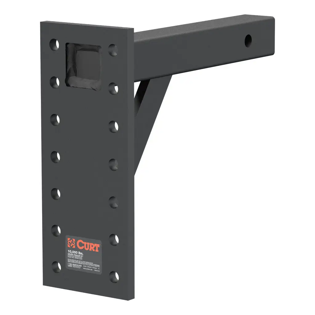 Adjustable Pintle Mount (2\ Shank, 10,000 lbs., 13\ High, 12\" Long)