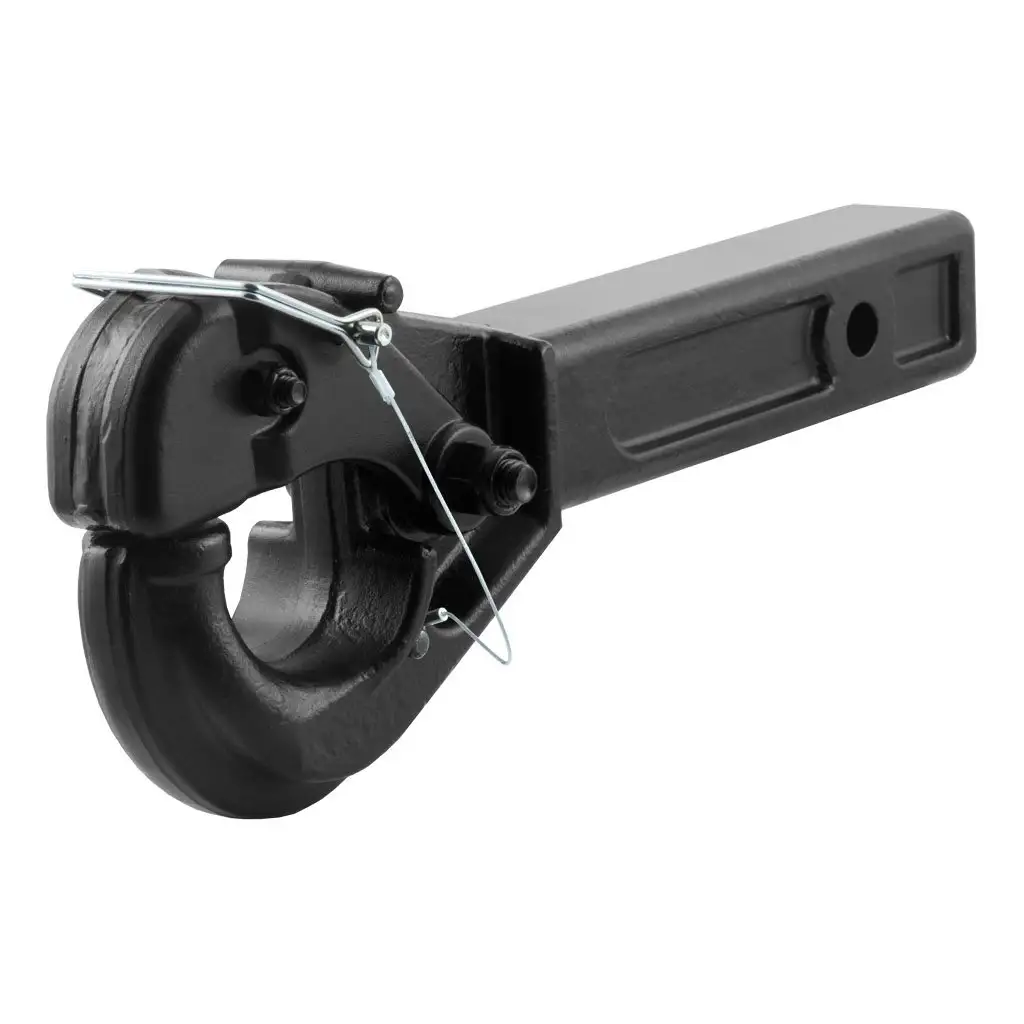 Receiver-Mount Pintle Hook (2\ Shank, 20,000 lbs., 2-1/2\ Lunette Rings)