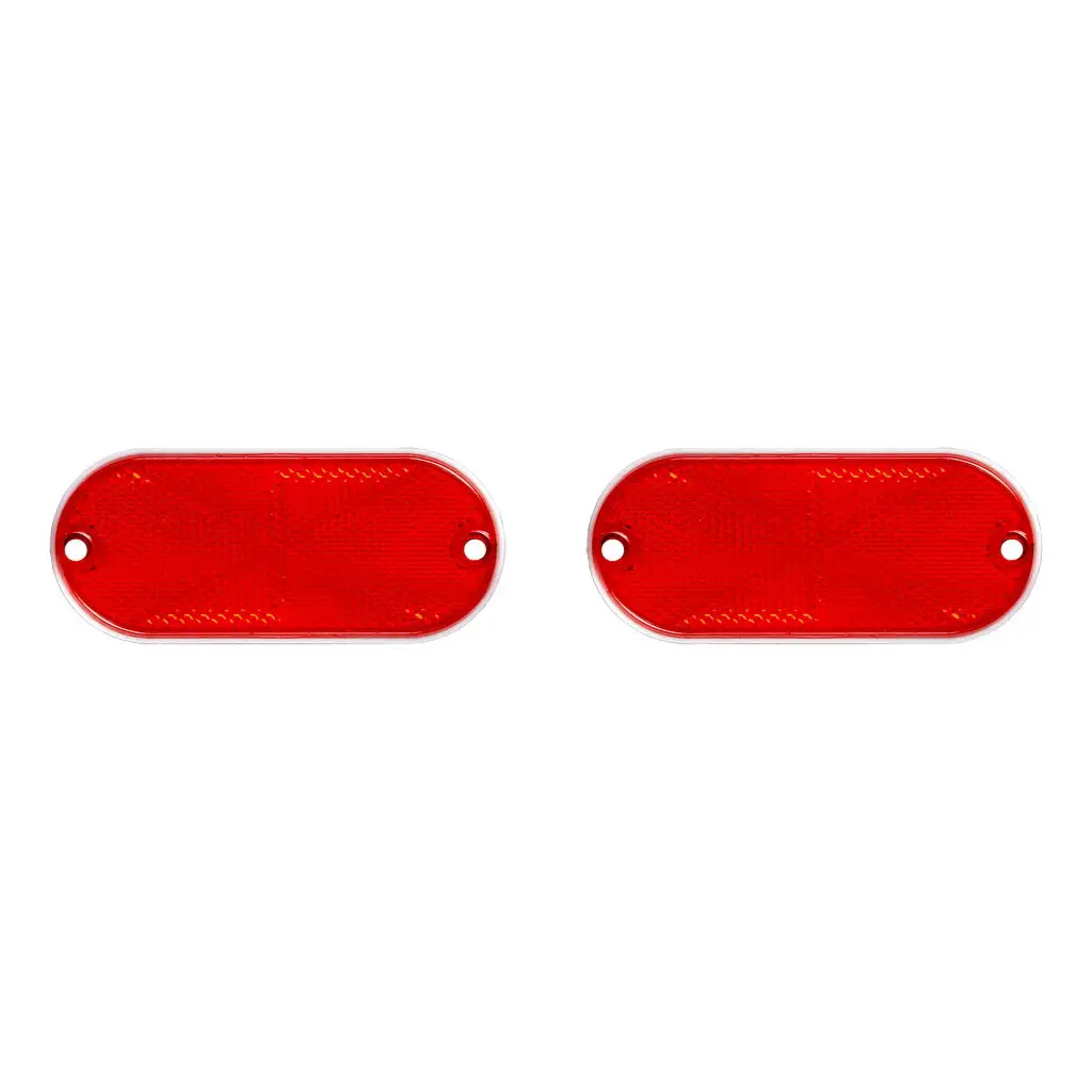 Replacement Reflectors for Aluminum Cargo Carrier 18113- 2-Pack