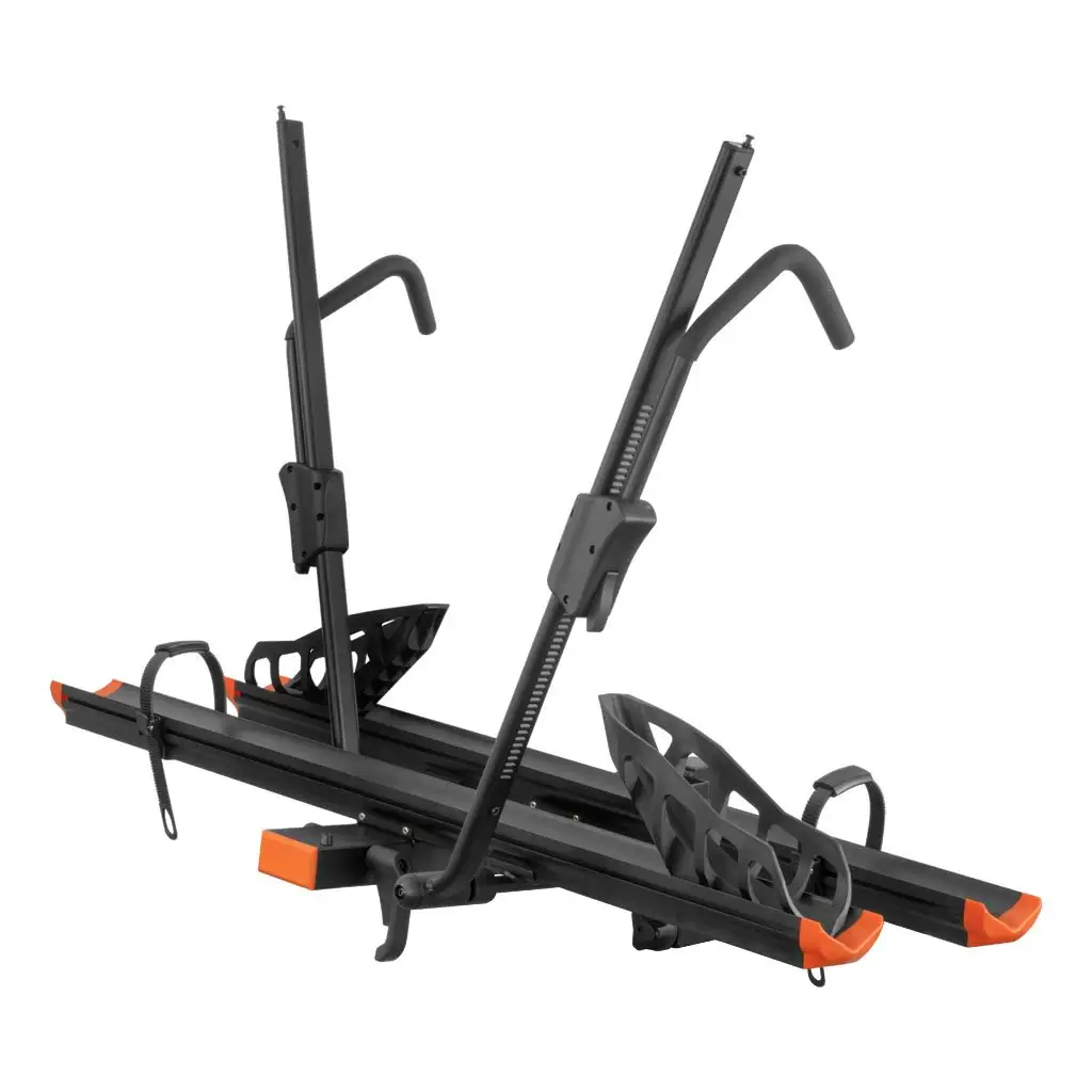 Aluminum Tray-Style Hitch-Mounted Bike Rack (2 Bikes, 2\" Shank)