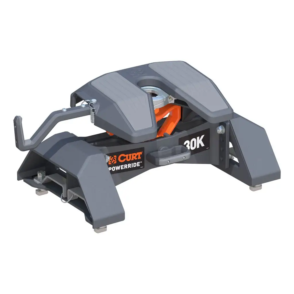 PowerRide 30K 5th Wheel Hitch, Select Silverado, Sierra HD, 8' Bed, Puck