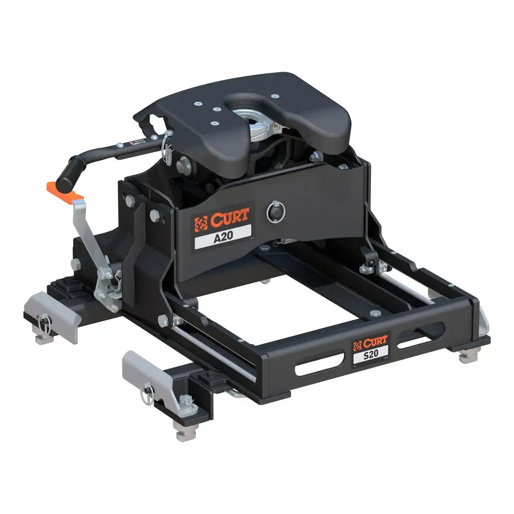 A20 Sliding 5th Wheel Hitch, 20K, Select Silverado, Sierra, 6.5' Bed Puck System