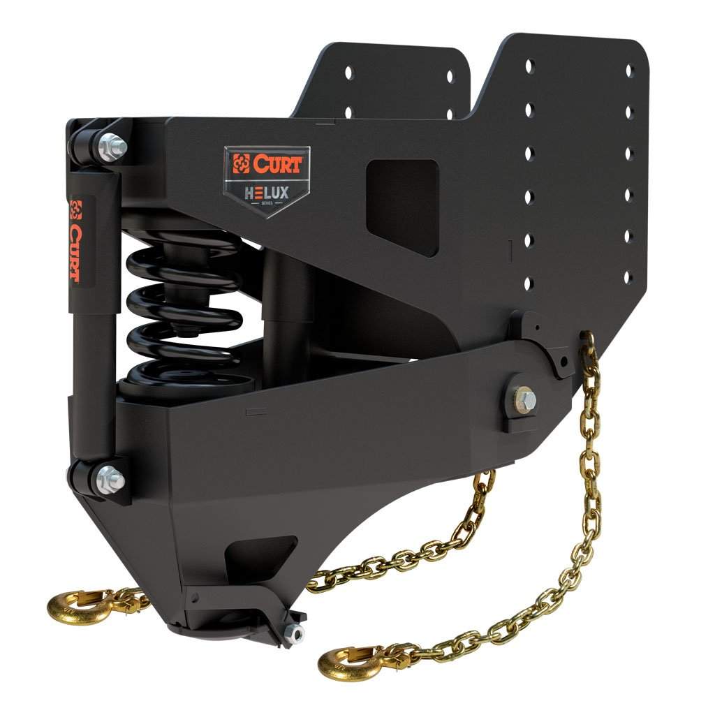 Helux Coil-Spring Gooseneck Pin Box, 5,000 lbs. Pin Weight, 20,000 lbs. Capacity