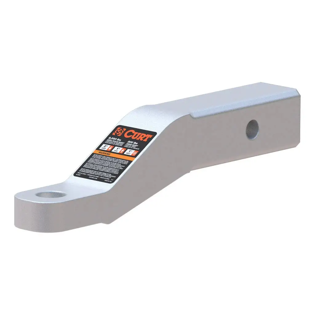 Aluminum Ball Mount (2\ Shank, 8,000 lbs, 2\ Drop, 8-1/2\" Long)