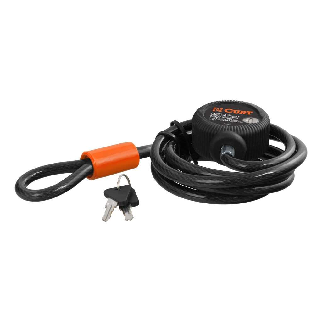 Multi-Use Cable Lock (6' x 3/8\" Cable, Vinyl-Coated Braided Steel)