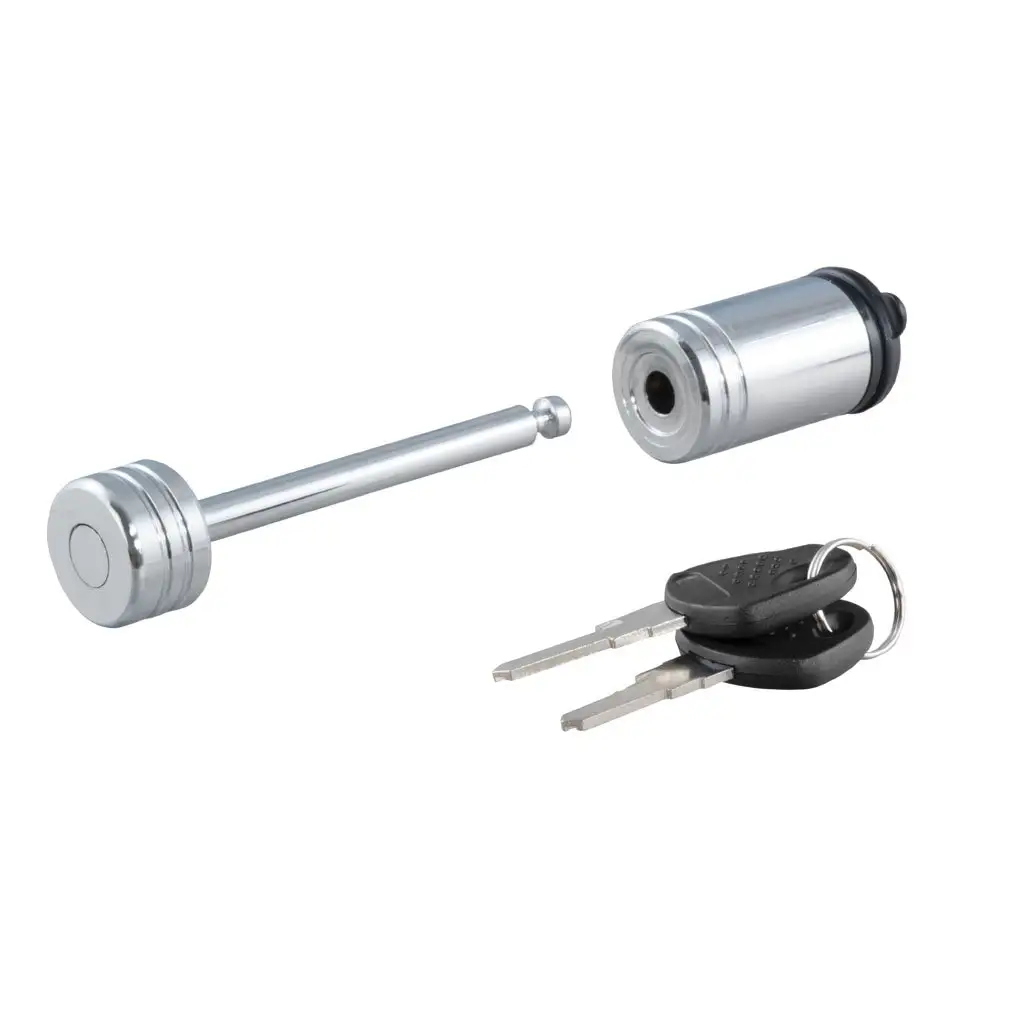 Coupler Lock (1/4\ Pin, 2-1/2\ Latch Span, Barbell, Chrome)