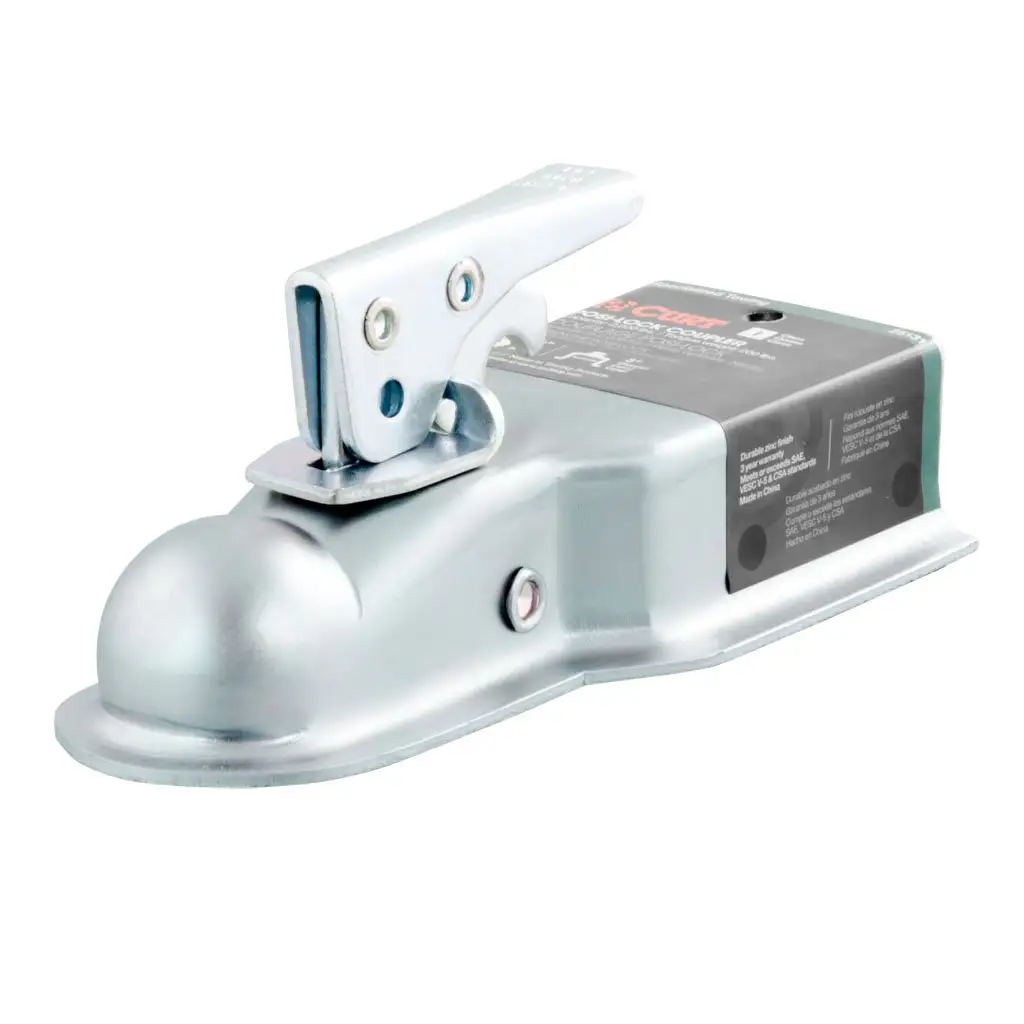 1-7/8\ Straight-Tongue Coupler with Posi-Lock (3\ Channel, 2,000 lbs, Zinc)