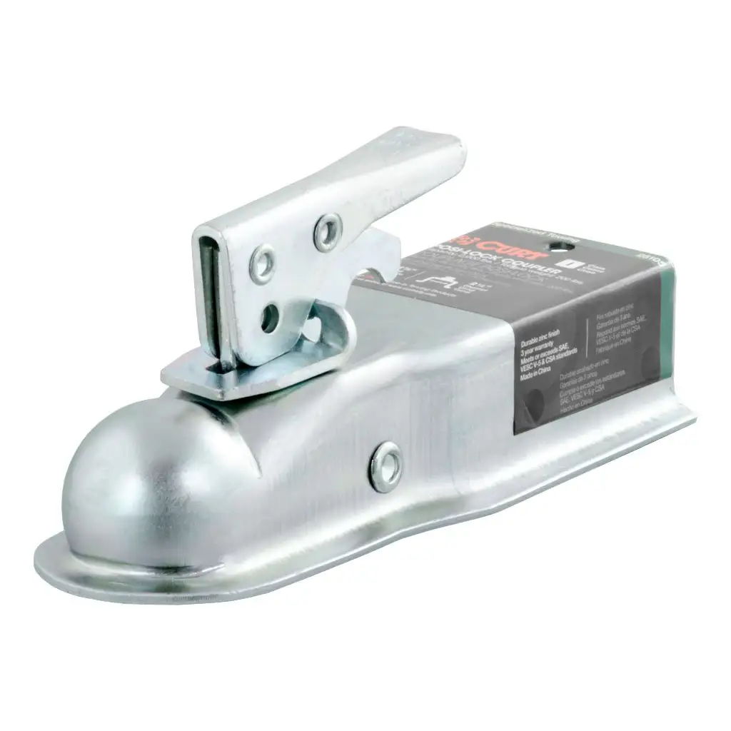 1-7/8\ Straight-Tongue Coupler with Posi-Lock (2-1/2\ Channel, 2,000 lbs, Zinc)