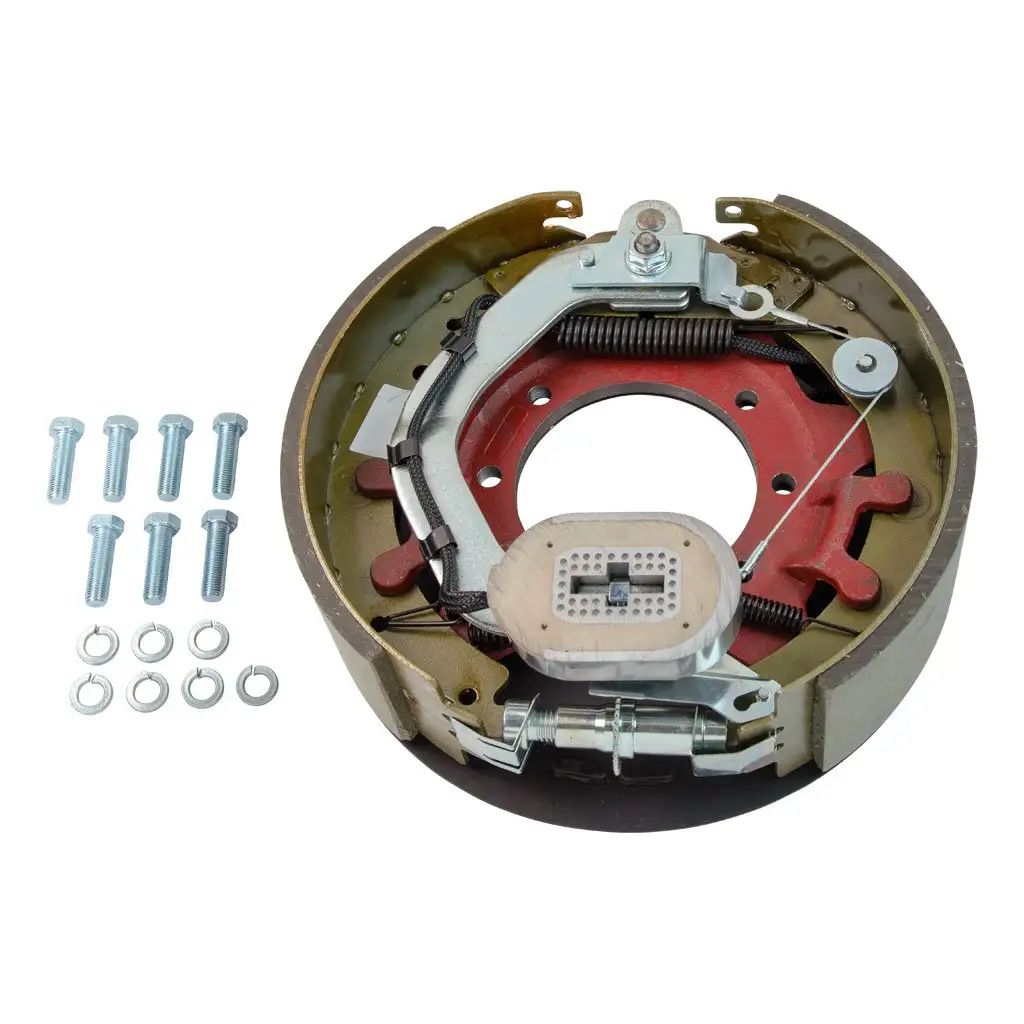 Forward Self-Adjusting Trailer Braker Assembly, 12-1/4\ x 3-3/8\, 7 Bolt, Left