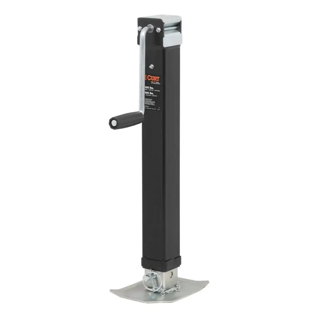 Direct-Weld Square Jack with Side Handle (8,000 lbs, 15\" Travel)