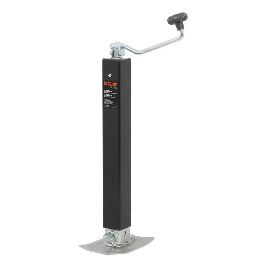 Direct-Weld Square Jack with Top Handle (8,000 lbs, 15\" Travel)