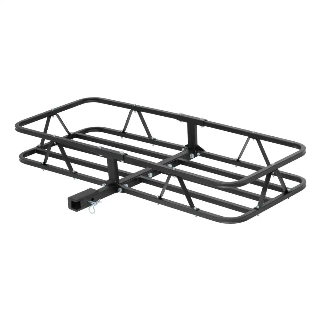 48\ x 20\ Black Steel Basket Cargo Carrier (1-1/4\, 2\ Adapter, 500 lbs.)