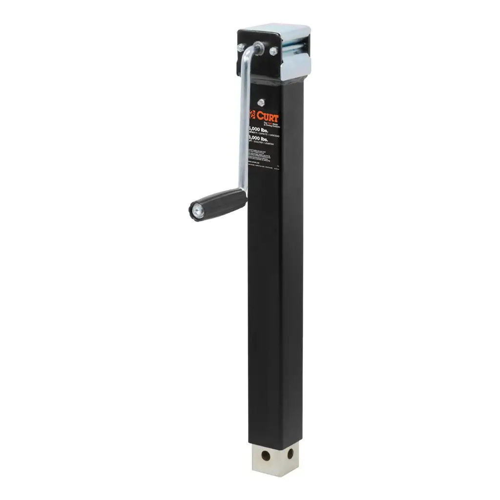 Direct-Weld Square Jack with Side Handle (5,000 lbs, 15\" Travel)
