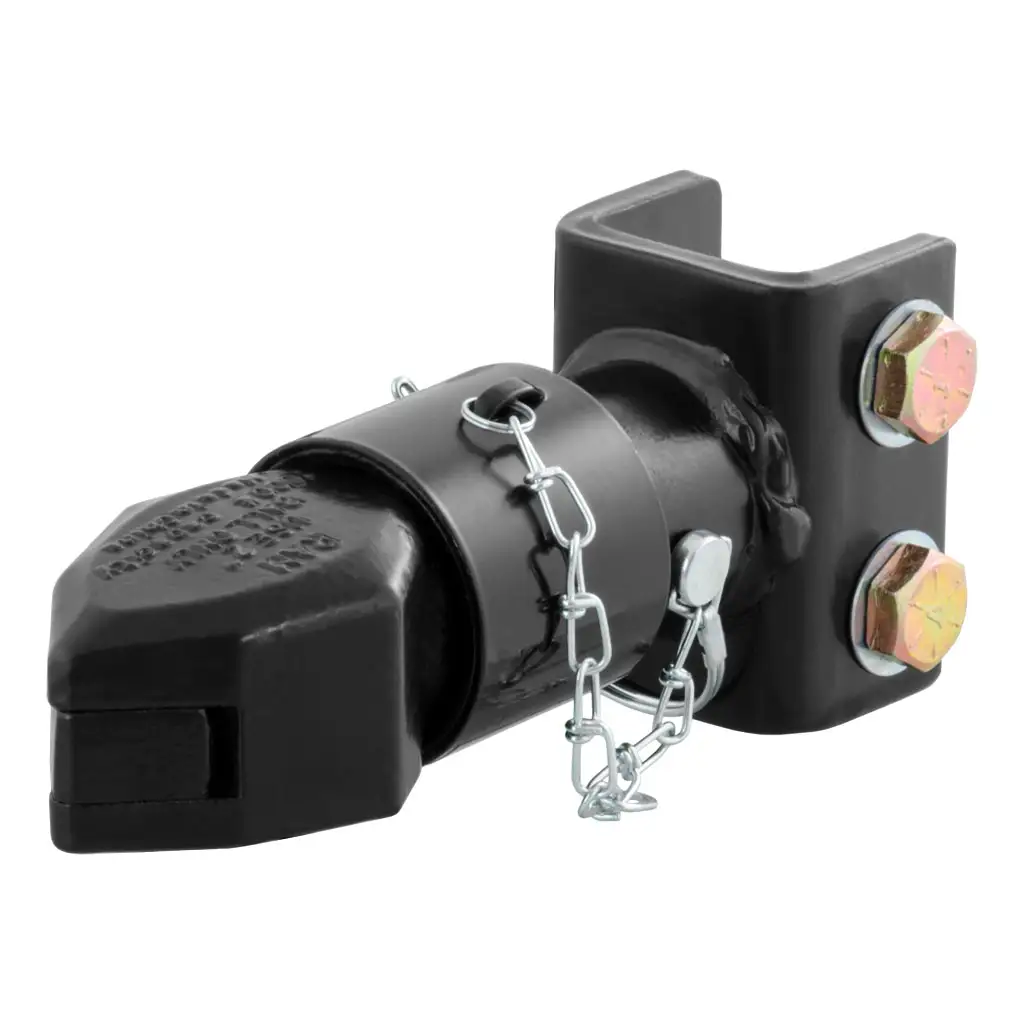 2\" Channel-Mount Coupler with Sleeve-Lock (7,000 lbs, Black)